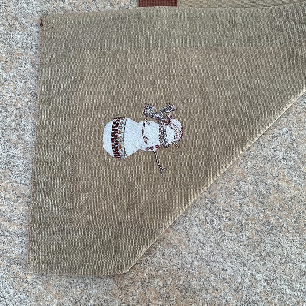 33 Inch Snowman Table Runner - Picture 9 of 10